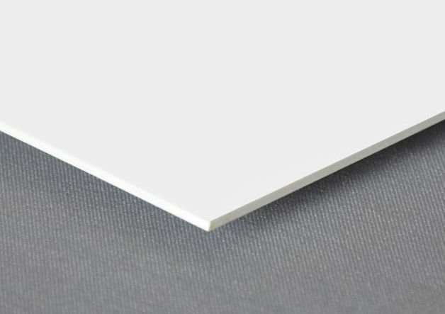 white cladding panel
